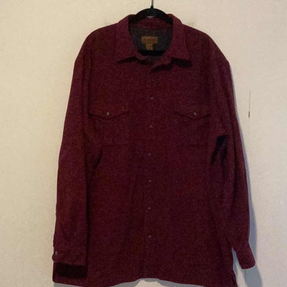 St Johnโs Bay Mens Long Sleeve Button Up Shirt T33*